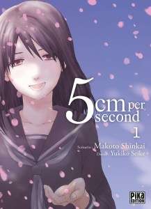 La version manga de 5cm per Second arrive chez Pika