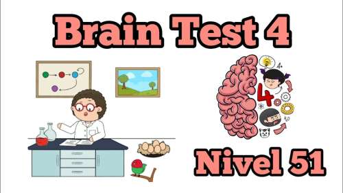 Brain Test 4: Tricky Friends – Solución Nivel 51: Doctor Preocupón Necesita Que Una Gallina Se Pose Sobre Los Huevos Solution