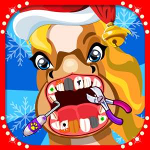 Christmas Pet Dentist Salon – Tic Toc Pocket Games