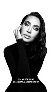 Kim Kardashian est la nouvelle ambassadrice de la marque Balenciaga