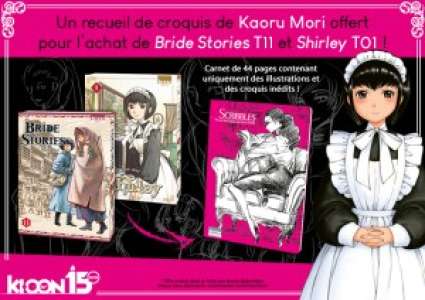 Ki-oon offre Scribbles, le carnet de croquis de Kaoru Mori