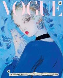 Yoshitaka Amano fait la couverture de Vogue Italia