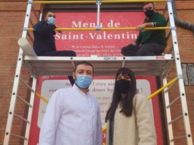 Toulouse : pour la Saint-Valentin, le Bibent affiche vos plus belles déclarations d'amour sur sa façade