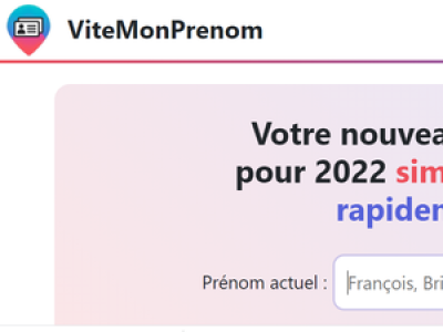 Vite Mon Prénom : un nouveau site pour connaître votre prénom si Eric Zemmour arrive au pouvoir en 2022