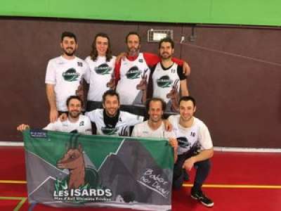 Le Mas-d'Azil. Frisbee : l’équipe des Isards sacrée  vice-championne d’Occitanie indoor