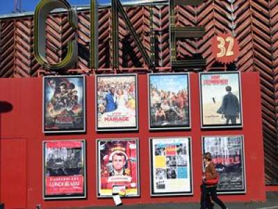 Des affiches remplacent les films à l'affiche à Ciné 32 pour organiser des 