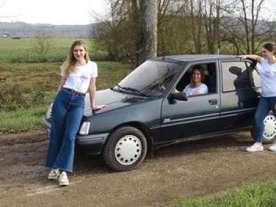 Vintage et culture: leur Peugeot 205 va conduire trois copines sur les chemins de l'Europ'Raid