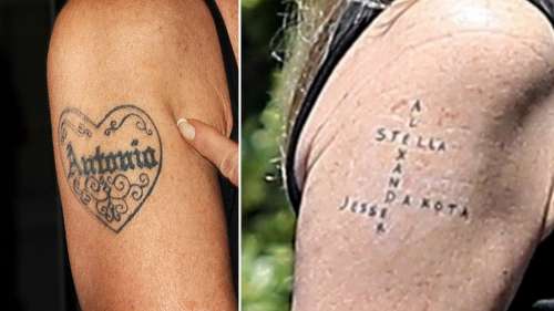 Melanie Griffith montre un tatouage pour remplacer l’encre d’Antonio Banderas