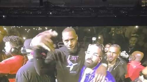 LeBron et Bronny James sortent avec Drake au concert de Los Angeles