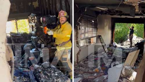 Anne Heche Crash Scene Video de l’intérieur d’une maison qui a pris feu