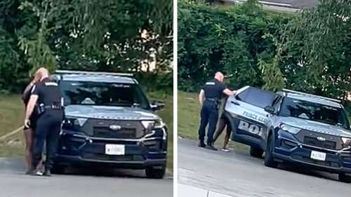 Un policier du Maryland surpris en train d’embrasser une jeune femme et monte en voiture avec elle