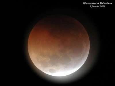 Astronomie		            La Lune va rougir lors d'une éclipse dans la nuit de dimanche à lundi