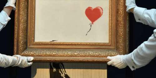 La toile de Banksy qui s’était autodétruite sera mise aux enchères en octobre