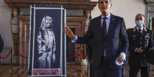 La « porte de Banksy », volée au Bataclan en 2019, a été restituée à la France par l’Italie