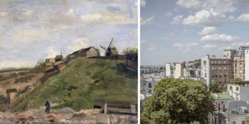 Sur la butte Montmartre, Van Gogh au four et au moulin