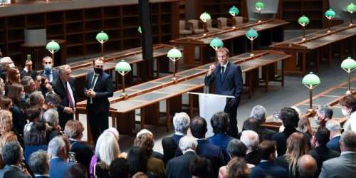 Patrimoine : Emmanuel Macron célèbre les 300 ans et la rénovation du site Richelieu de la BNF