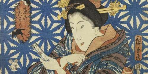 Au Musée Guimet, l’art éphémère de l’éventail d’Utagawa Hiroshige