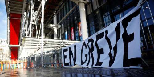 La grève se poursuit au Centre Pompidou