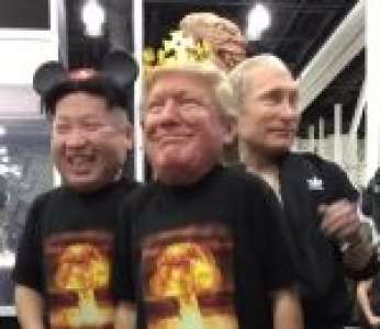 Kim Jong-un, Donald Trump et Vladimir Poutine font une petite danse (Californie)