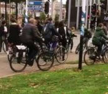 La théorie du Nudge appliquée à des cyclistes néerlandais