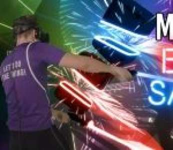 « Beat Saber », un jeu chorégraphique VR avec des sabres laser