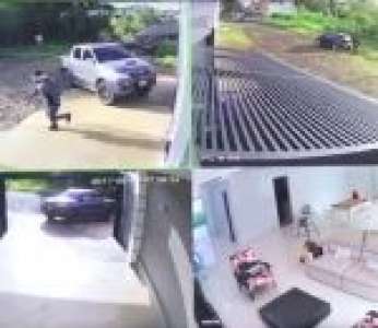 Un homme surprend deux cambrioleurs en train de sortir de sa maison