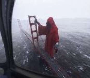 L'Ange de la mort sur le pont du Golden Gate à San Francisco