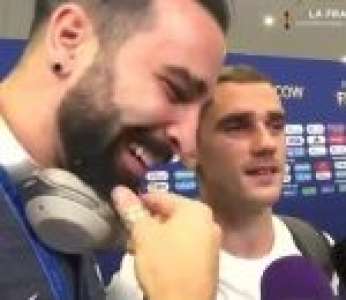 Antoine Griezmann et Adil Rami racontent leur journée avant la finale de la Coupe du Monde