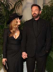 Jennifer Lopez et Ben Affleck coordonnent les couleurs pour le défilé Ralph Lauren