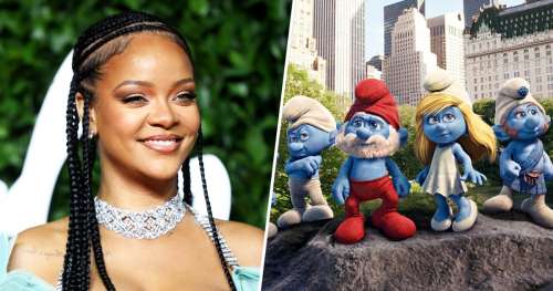 Rihanna fera la voix de Schtroumpfette dans “Le film des Schtroumpfs”