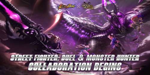 Le RPG gacha Street Fighter : Duel lance son événement crossover avec Monster Hunter