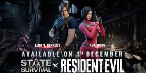 La collaboration avec Resident Evil se poursuit dans State of Survival avec l'arrivée de Leon S. Kennedy et Ada Wong