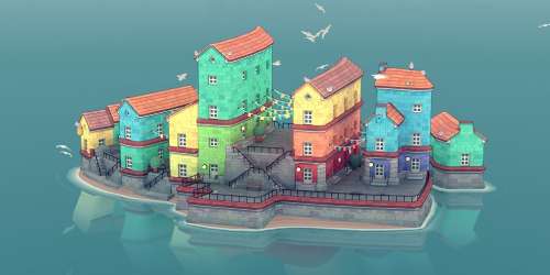 Créez l'île de vos rêves dans Townscaper, de sortie en août sur mobiles et Switch