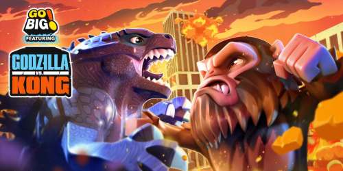Incarnez Godzilla ou King Kong et détruisez des villes dans Go BIG! Feat. Godzilla vs Kong, de sortie sur mobiles