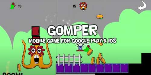 Évitez de vous faire manger dans Gomper, compilation de mini-jeux de sortie sur iOS