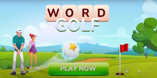 Terminez des parcours de golf grâce à votre maîtrise de la langue dans Word Golf : Fairway Clash