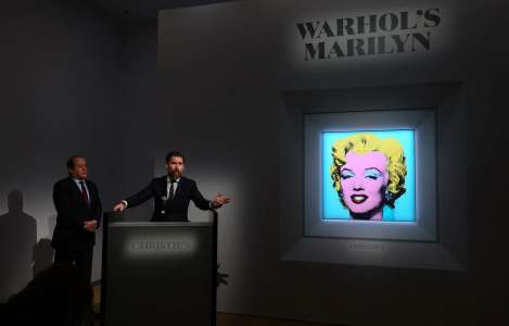 Un portrait de Marilyn Monroe par Warhol vendu 195 millions de dollars