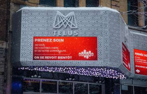 Québec bonifie de trois mois et de 18 millions son aide aux salles de spectacles