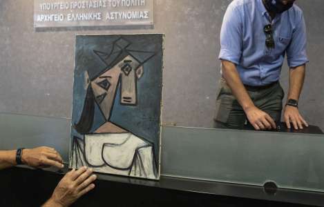 Athènes retrouve un Picasso volé offert par le maître
