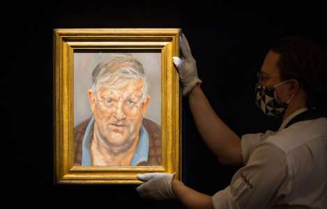 Le portrait de David Hockney par Lucian Freud vendu pour près de 15 millions de livres sterling