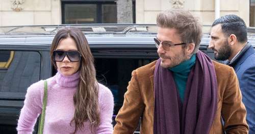 Victoria et David Beckham partagent PDA à Paris