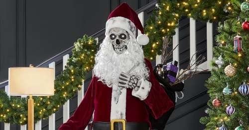 Achetez le père Noël squelette de Home Depot