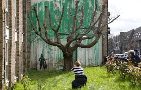 Une nouvelle murale de Banksy est apparue à Londres
