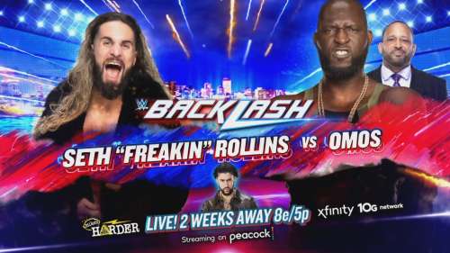 WWE Backlash: Seth Rollins vs Omos ajouté au spectacle et les fans sont déconcertés