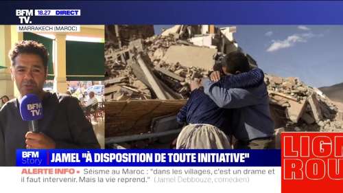 “C’est déplacé” : en direct de Marrakech, Jamel Debbouze rembarre Olivier Truchot sur BFMTV