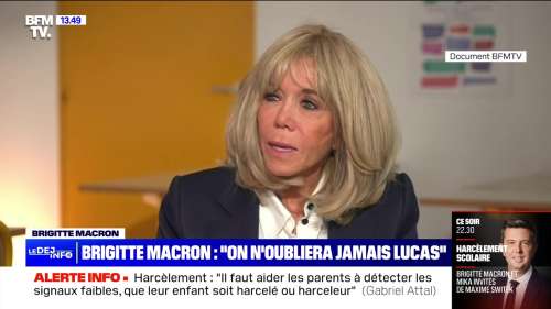 Suicide de Lucas, 13 ans : Brigitte Macron toujours marquée, sa rare prise de parole