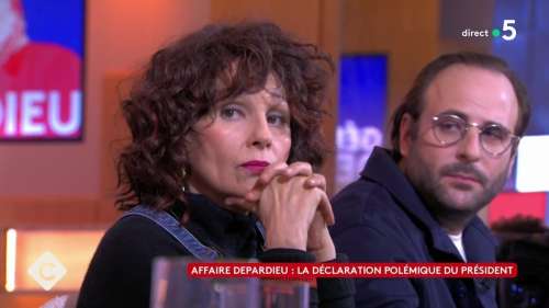 Affaire Gérard Depardieu : “entre abuseurs”, Anouk Grinberg démolit Emmanuel Macron en direct dans C à vous