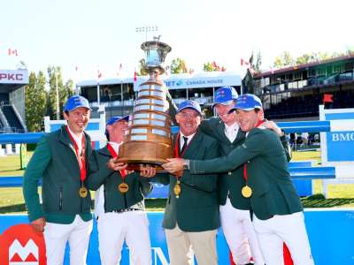 L’équipe d’Irlande remporte la Coupe des Nations BMO lors de la troisième journée de Spruce Meadows