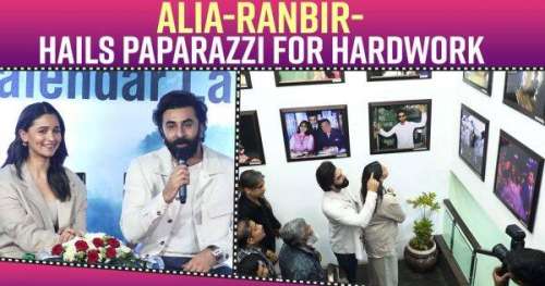 Alia Bhatt et Ranbir Kapoor saluent les paparazzi pour leur travail acharné ;  l’acteur dit: “Nous voulons vous remercier pour tout le soutien” [Watch Video]