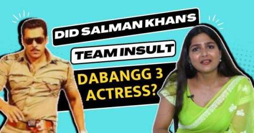 L’actrice de Dabangg 3 révèle un incident “humiliant” d’avoir été malmenée par les videurs de Salman